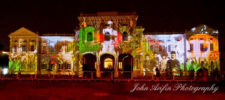 Singapore National Museum Night Festival Lightshow 2012
