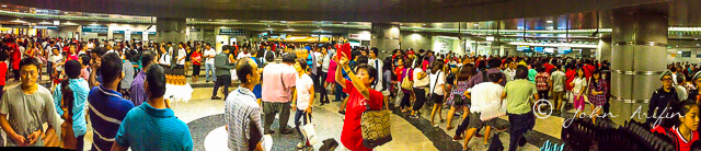 Fireworks on Singapore 50th National Day Golden  Jubilee Celebration