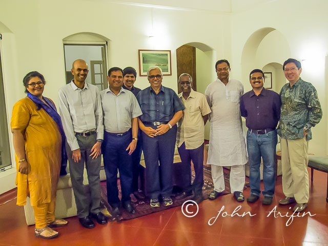 Dinner hosted by Mr Sanjay Jayavarthanavelu