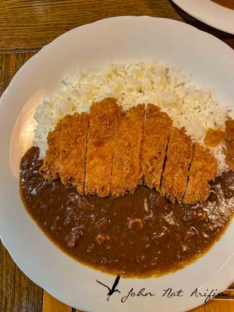 The pork cutlet curry rice was rich, comforting—food that tasted like gratitude.